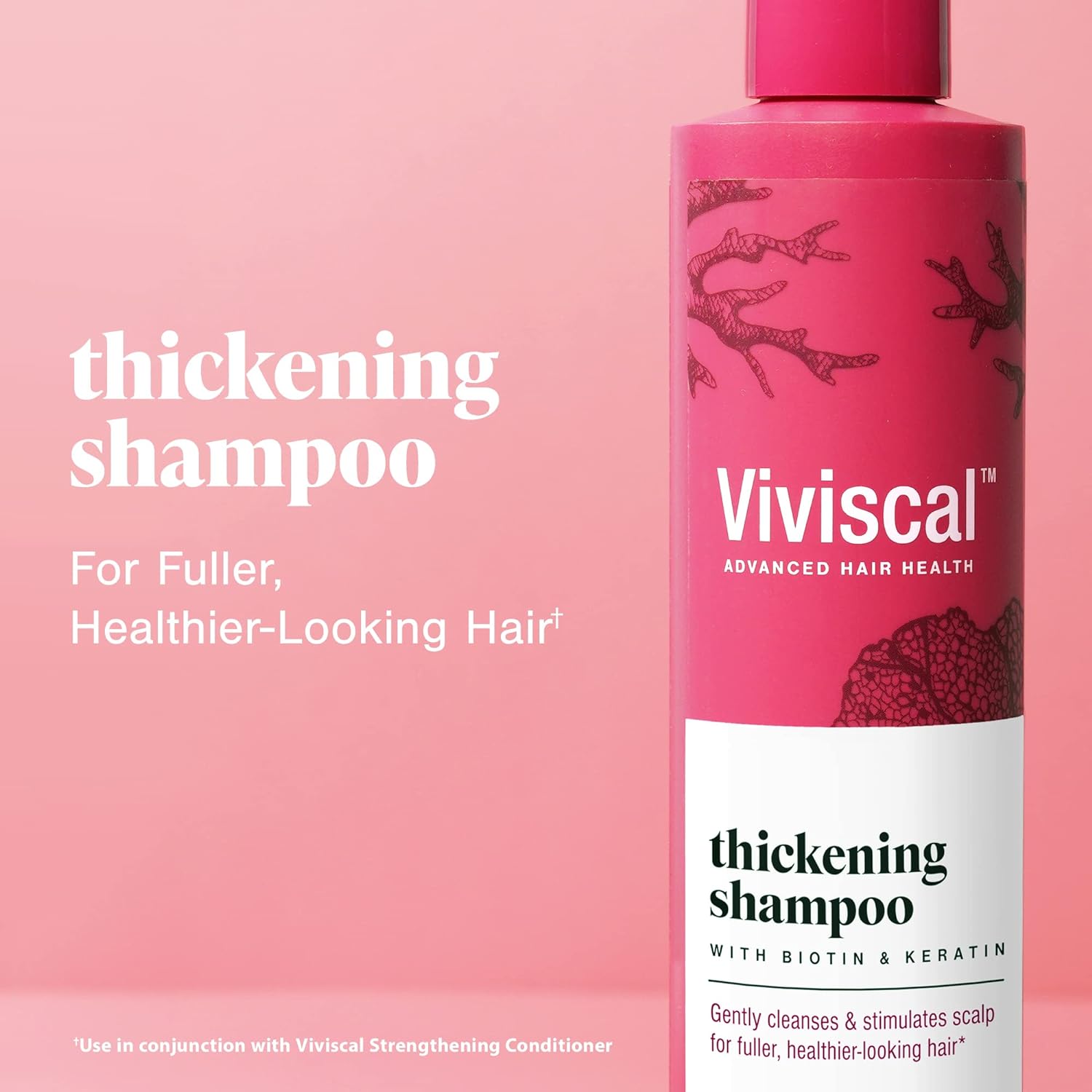 Viviscal hair thickening shampoo for fuller, healthier-looking hair