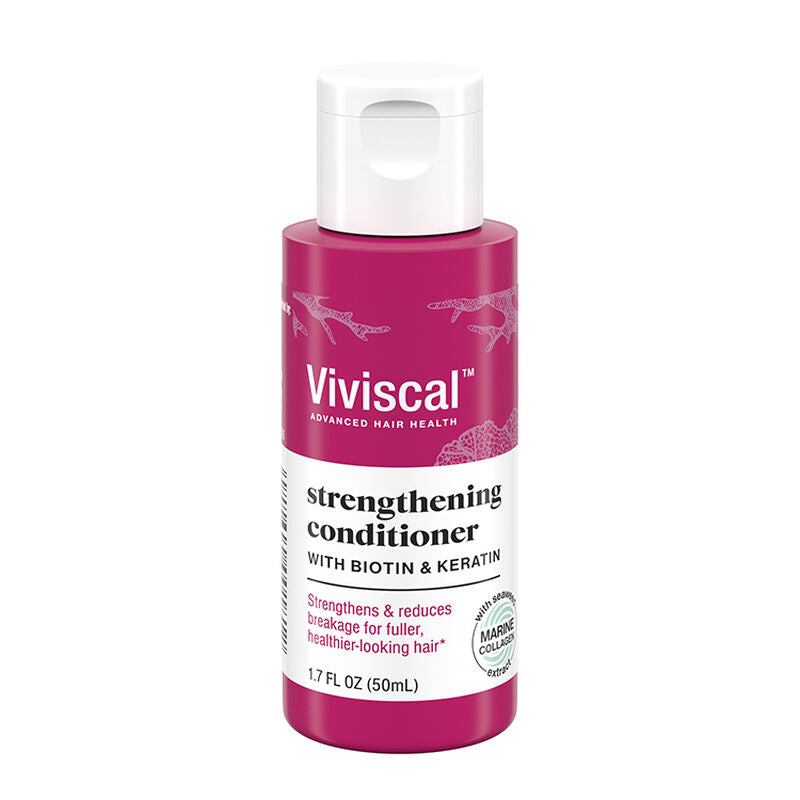 Viviscal Strengthening Conditioner Travel Size bottle on a white background