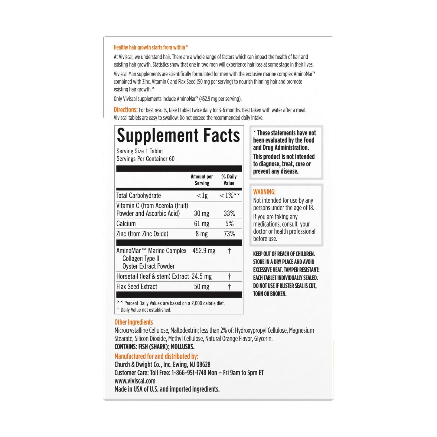 Men's Hair Growth Supplements