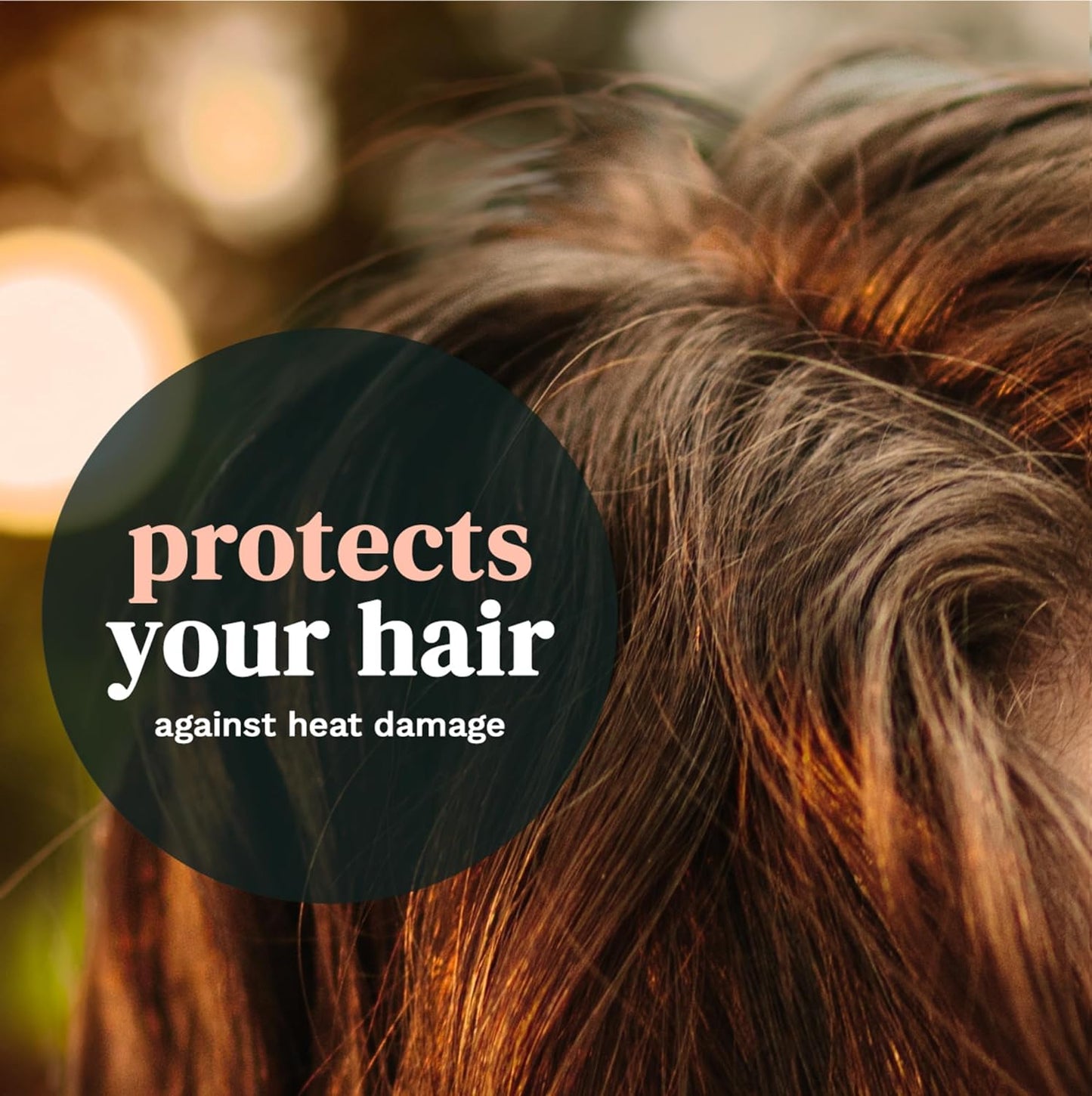 protects your hair against heat damage