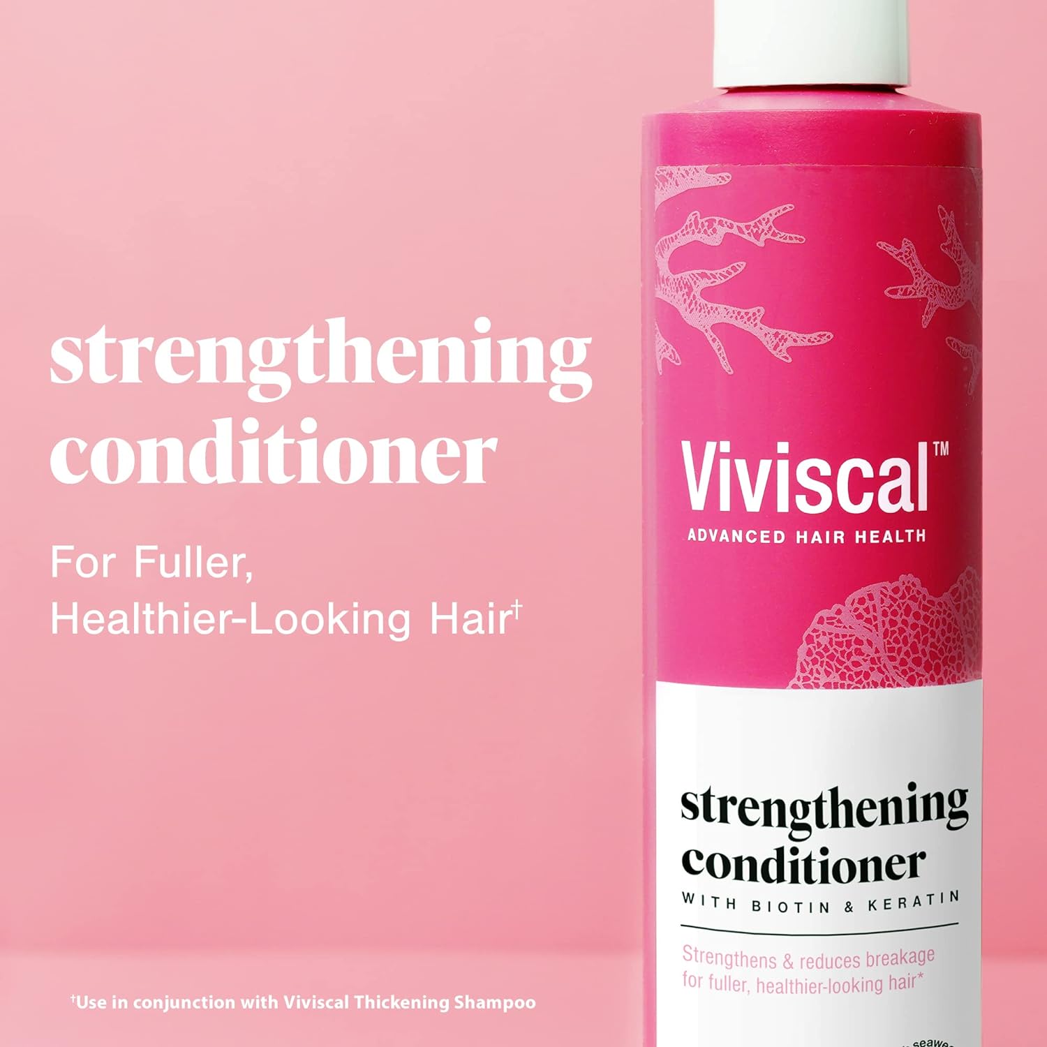 Viviscal hair strengthening conditioner for fuller, healthier-looking hair