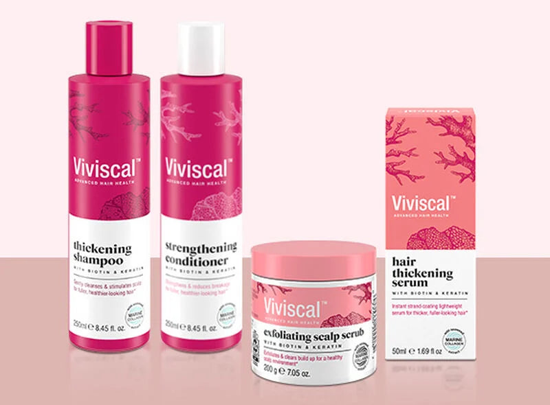 Viviscal exfoliating scalp scrub that gently exfoliates and clears buildup for healthy scalp environment