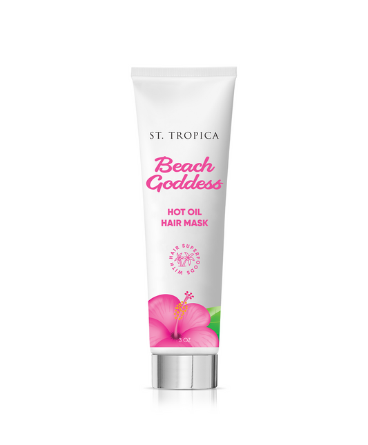 beaches goddess hot oil hair mask