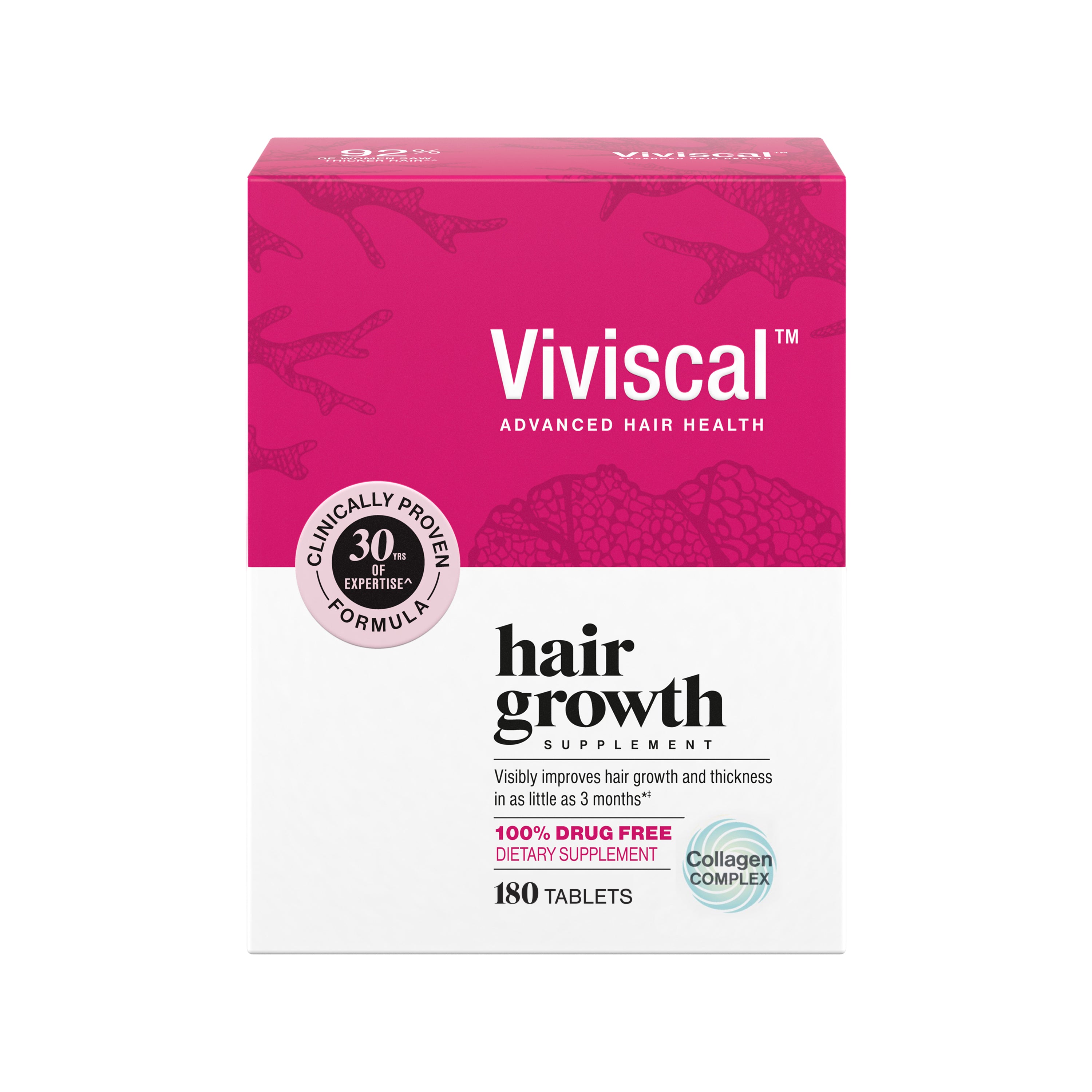 ヴィヴィスカル　Viviscal  180 健康食品 ヴィヴィスカル Viviscal 180