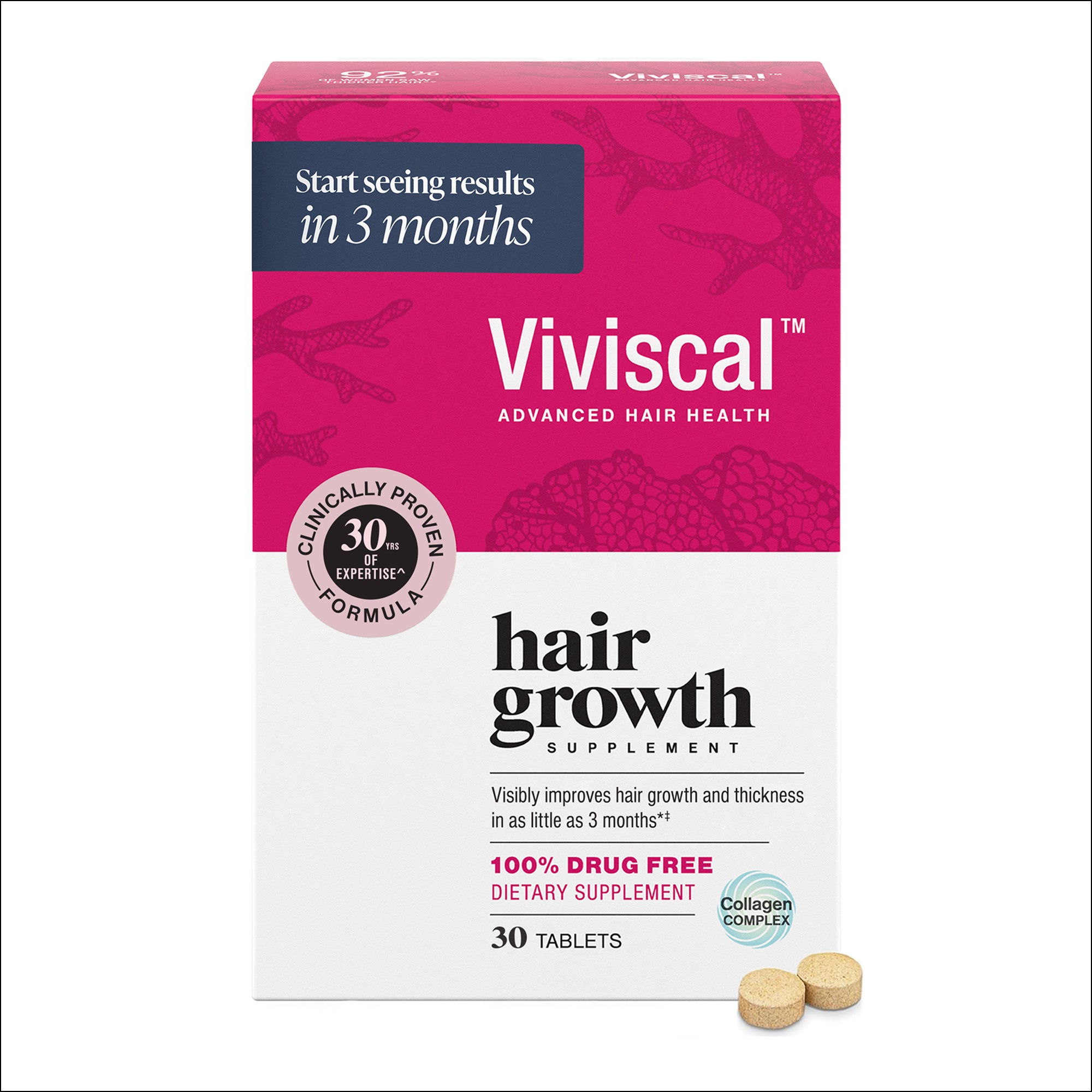 Viviscal hair growth supplement (120粒) Hair Growth Supplement 2 Week Trial – Viviscal