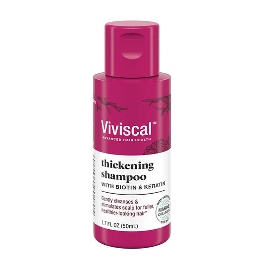 Viviscal Thickening Shampoo Travel Size bottle on a white background