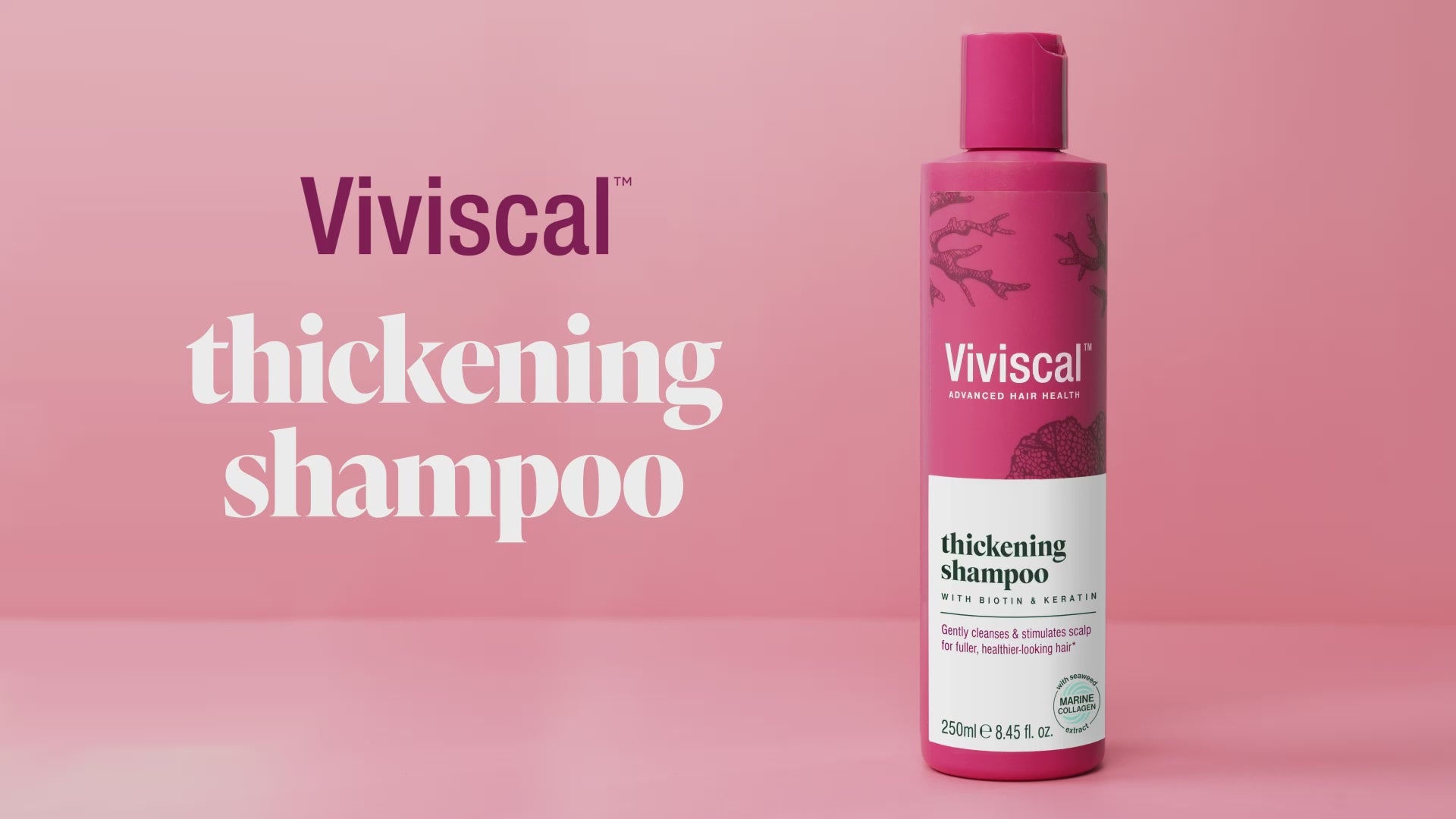 video Viviscal hair thickening shampoo application