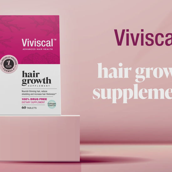 video of the Clinically proven formula Viviscal hair growth supplement