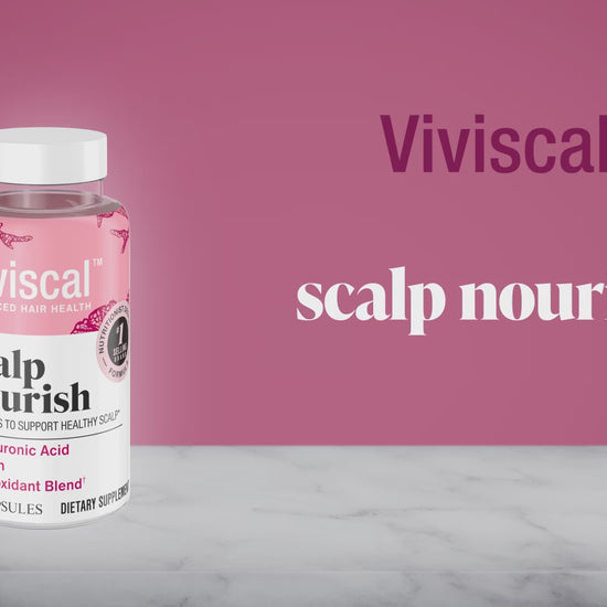 video showing Viviscal scalp nourish