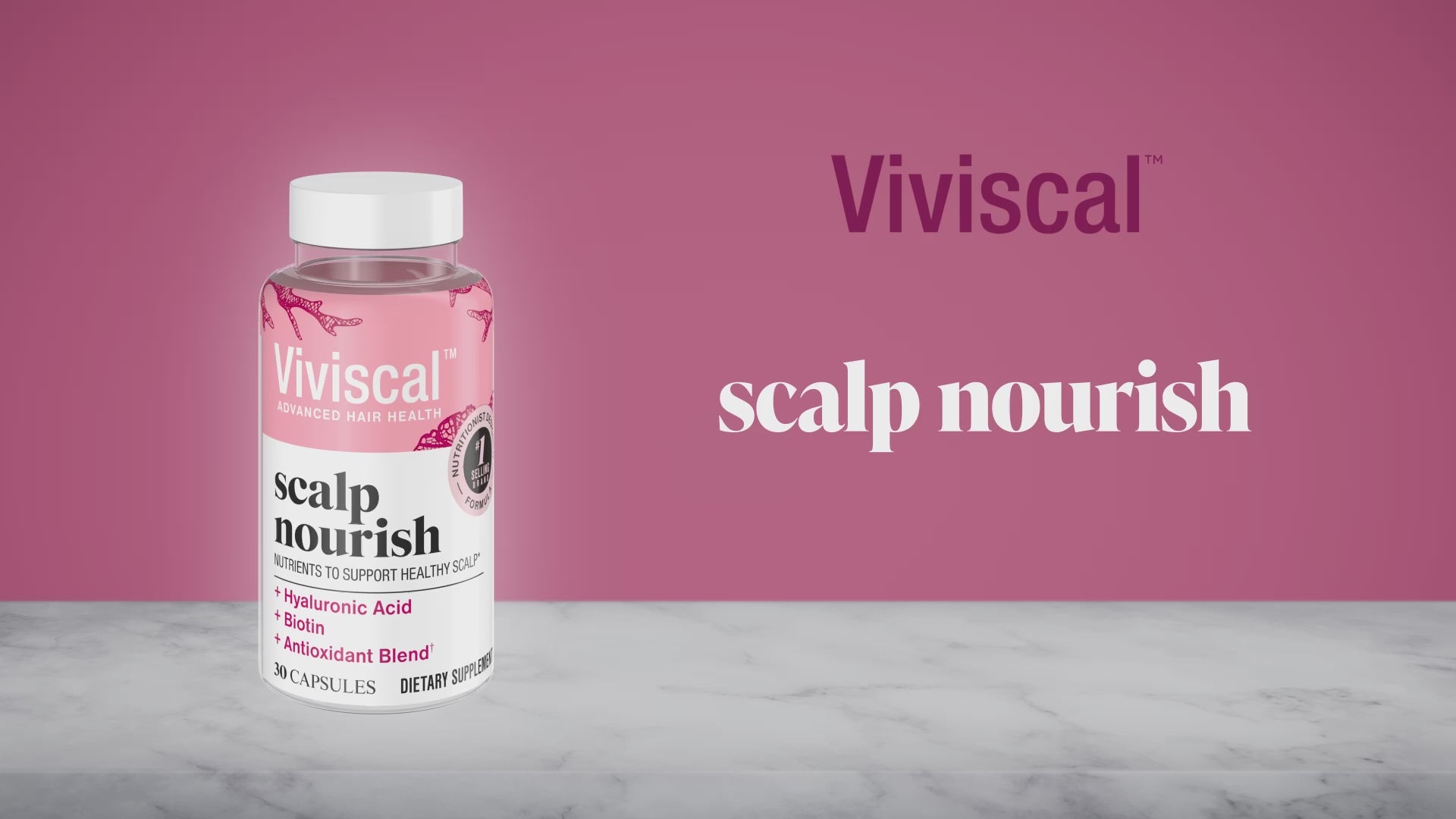 video showing Viviscal scalp nourish