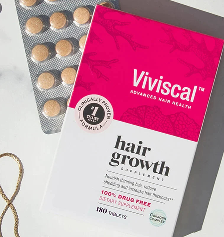 Viviscal hair growth supplement open box